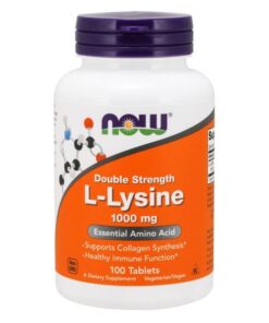 NOW Foods L-Lysine Double Strength 1000 Mg - 100 Tabs