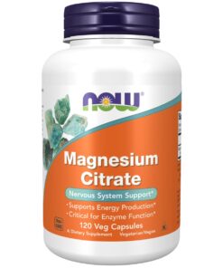 NOW Foods Magnesium Citrate - 120 Veg Capsules