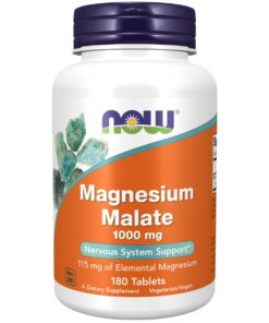 NOW Foods Magnesium Malate 1000 mg - 180 Tablets