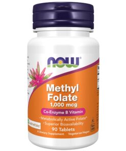 NOW Foods Methyl Folate 1,000 mcg - 90 Tablets