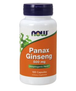 NOW Foods Panax Ginseng 500mg - 100 Caps