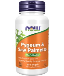 NOW Foods Pygeum & Saw Palmetto - 60 Softgels