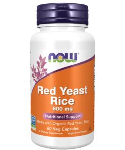 NOW Foods Red Yeast Rice 600 mg - 60 Veg Capsules
