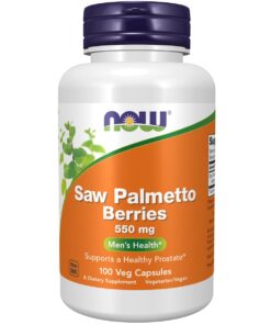 NOW Foods Saw Palmetto Berries 550 mg - 100 Veg Capsules