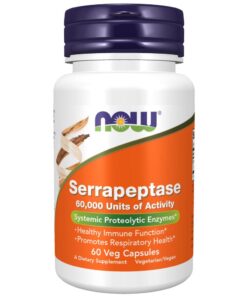 NOW Foods Serrapeptase - 60 Veg Capsules