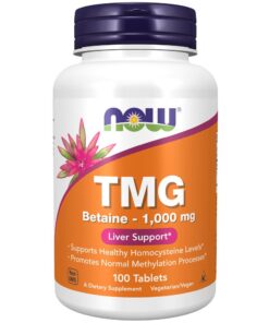 NOW Foods TMG Betaine 1,000 mg - 100 Tablets