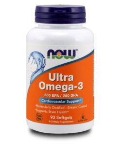 NOW Foods Ultra Omega 3 Fish Oil - 90 Gels