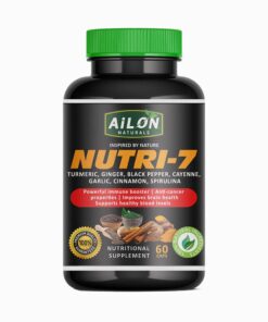 Nutri 7 - Turmeric, Ginger, Cayenne, Garlic, Cinnamon & Spirulina (60 caps)