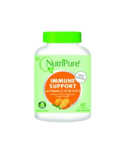 Nutripure Immune Support with Vitamins C,D,B6 & B12 60's