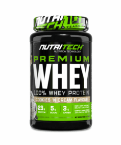 Nutritech Premium Whey 100% Whey Protein Cookies & Cream - 2lb