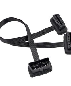 OBD2 16Pin Extension Connector Cable - Black