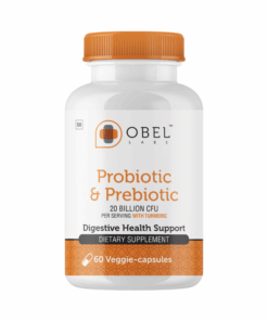 Obel Probiotic & Prebiotic Supplement with Turmeric