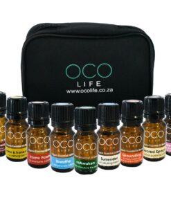 OCO Life 9 Essential Oil Diffuser Blends 10ml with OCO Kit Bag