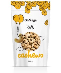 OhMega Cashews Raw 250g
