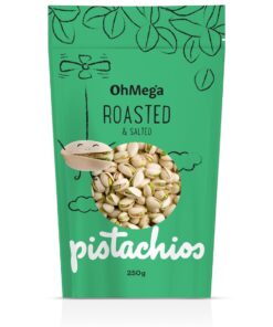 OhMega Pistachios Roasted and Salted 250g
