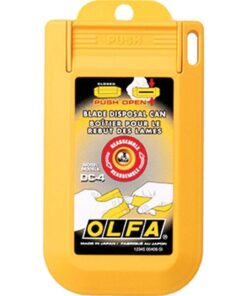 OLFA Blade Disposal Case with Push-Open Lid