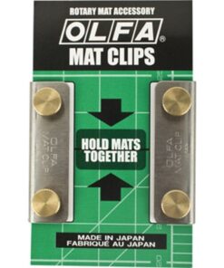 OLFA Clips Pair Holds 2 Or More Mats Together Fits All Mat Brands
