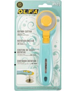 OLFA Rotary Splash Cutter 45mm Blade R/L Handed Light Blue Aqua