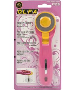 Olfa Rotary Splash Cutter 45mm Blade R/L Handed Pink
