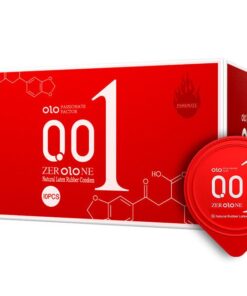 OLO Condoms Ultra Thin -Revolutionary Hyaluronic Acid Lubricant -Box Of 10