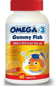 Omega-3 Gummy Fish Star Kids 60 Gummies (2 Pack)