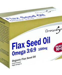 OmegaSelect - Flaxseed Oil 1000mg Vegecaps 180's