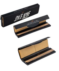 One Love Rolling Paper For Weed Cannabis Rollie Joint - Gold Leaf - 3 Pack - 12 Pack