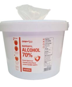 One Wipe 70% Alcohol Hand & Surface Wipes (750 Wipes)