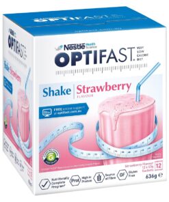 Optifast Milk Shake Strawberry 6 (12 x 53G) Au