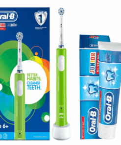 Oral-B Junior Rechargeable Electric Toothbrush + Kids Toothpaste 6+