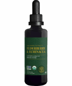 Organic Elderberry & Echinacea - Antioxidant Immune Support Supplement