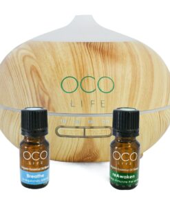 Organico x2 Essential Oils Health Aroma Ultrasonic Diffuser Humidifier LWZ