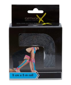 Orthofit X Kinesiology Sports Tape Roll - Black