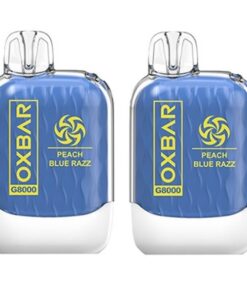 Oxbar 8000 Puff Disposable Vape 50mg - Peach Blue Razz - 2 Pack