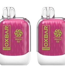 Oxbar 8000 Puff Disposable Vape 50mg - Peach Ice - 2 Pack