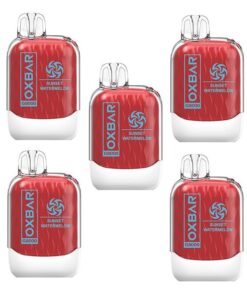 Oxbar 8000 Puff Disposable Vape 50mg - Sunset Watermelon - 5 Pack