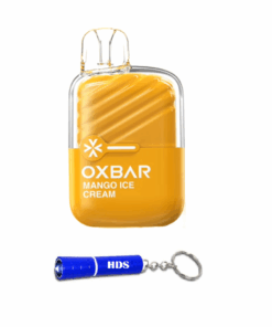 Oxbar Mini 2200 Puff 50mg Disposable Vape - Mango Ice Cream with HDS Torch