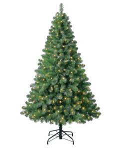 Oxford Pine: Prelit 180cm Christmas Tree