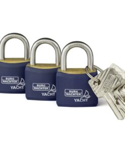 PADLOCK 30MM TRIO YACHT 460 BURG