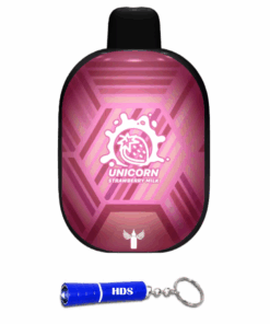 Panther Bar 5500 Puffs 50mg Disposable Vape -Strawberry Milk with HDS Torch