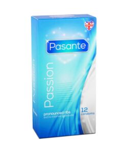 Pasante Passion Condoms (Pronounced Ribs) 12's