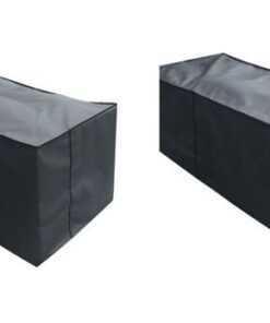 Patio Solution Covers - Couch Covers Combo no.3 Twinpack in Ripstop UV - Charcoal