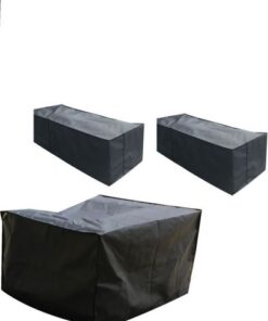 Patio Solution Covers - Couch Covers Combo no.6 Mixed Pack in Ripstop UV - Charcoal