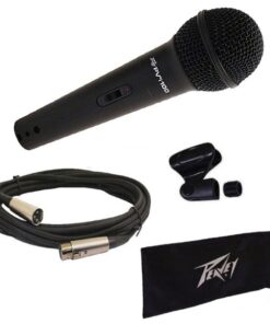 Peavey PVI 100 Microphone With Cable & Clip Package