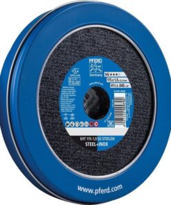 PFERD Cut-Off Wheel EHT 115-1,0 SG STEELOX â 10 Pc Tin Pack