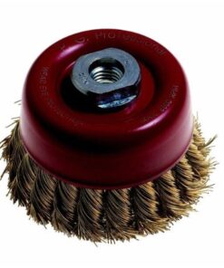 PG Mini Wire Cup Brush Knotted 85mm14
