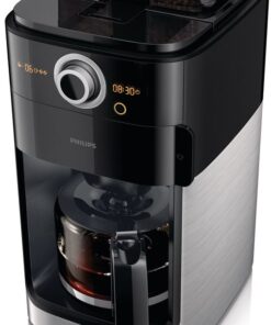 Philips - Grind and Brew Coffee Machine - Black