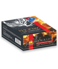 Phoenix Quick-lite 38mm Hookah Hubbly Bubbly Coals - 80 Piece