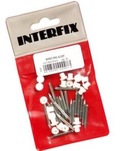 Picture-Hanger Nails + Caps 25mm - Pack of 20 - 10 Pack