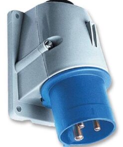 Pin & Sleeve Connector, 32 A, 250 V, Cable Mount, Plug, 2P+E, Blue